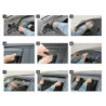 Paravanturi dedicate RENAULT Megane 4 2016-prezent Hatchback (4 bucati/set) - plastic acrilic - fumuriu