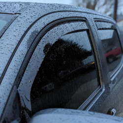 Paravanturi auto BMW Seria 5 E61 2003-2010 Combi (4 bucati/set) - plastic acrilic - fumuriu