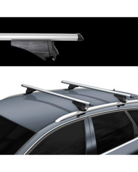 Set bare portbagaj cu cheie AUDI A3 (8V) 2012-prezent Sportback - Aluminiu