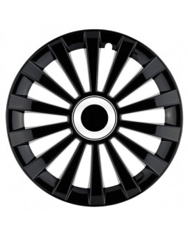 Set  capace roti MERIDIAN - culoare negru - 16 inch