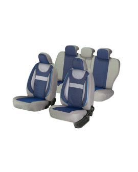 huse scaune auto compatibile AUDI A4 B5 1994-2000 - Culoare: gri + albastru